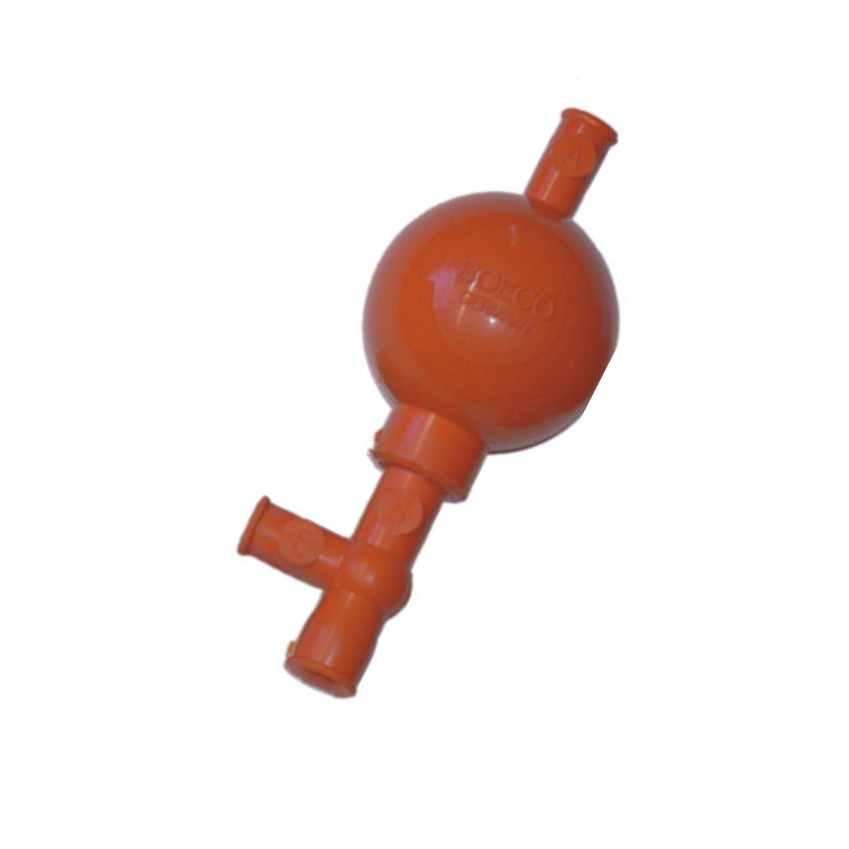 Propipeta de Goma roja 3 válvulas