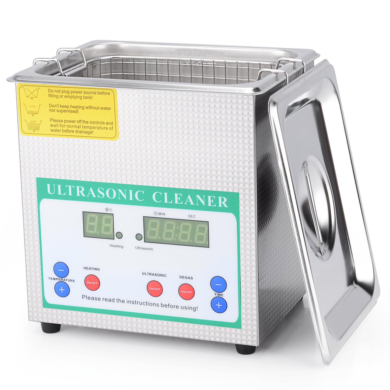 Limpiador ultrasónico StonyLab de 2 L con calefacción y temporizador digital (110 V) - Imagen 2