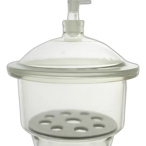 Desecador de vidrio con llave para vacío (Diámetro de 250 mm)