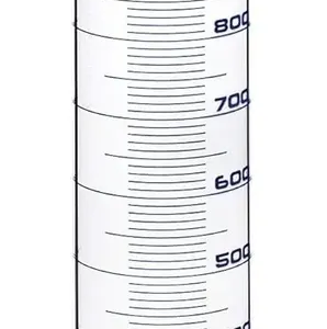 Probeta graduada de vidrio Clase A de 1000 mL
