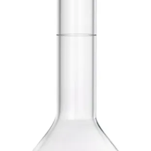 Matraz aforado Clase A de 50 mL con tapón hermético de vidrio