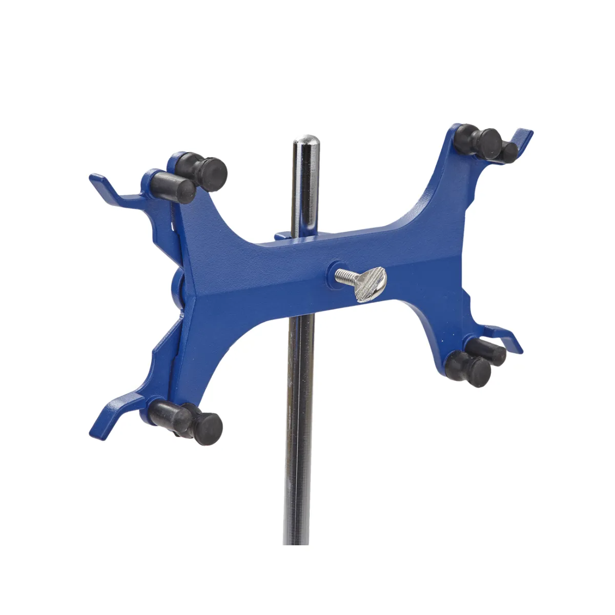 Pinza doble tipo mariposa en aluminio inyectado para buretas