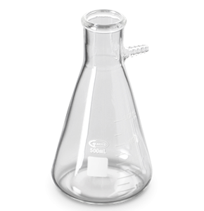 Matraz Kitasato para filtración al vacío de 1000 mL