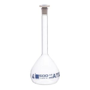 Matraz aforado Clase A de 500 mL