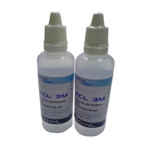Solución de Relleno KCl 3M para Electrodos de pH AquaTest (60 mL)